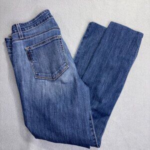PAIGE Skyline Ankle Peg Stretch Jeans‎ Blue Size 28 Women's Dark Wash Timeless